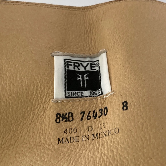 Frye Melissa Brown Leather Back Zip Riding Boots 76430/Size 8 1/2 B/WORN TWICE! - Picture 9 of 10